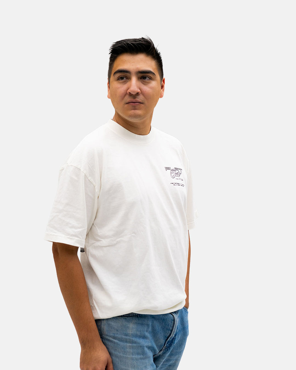 Petersen x Joshua Vides - Flat Out White Tee