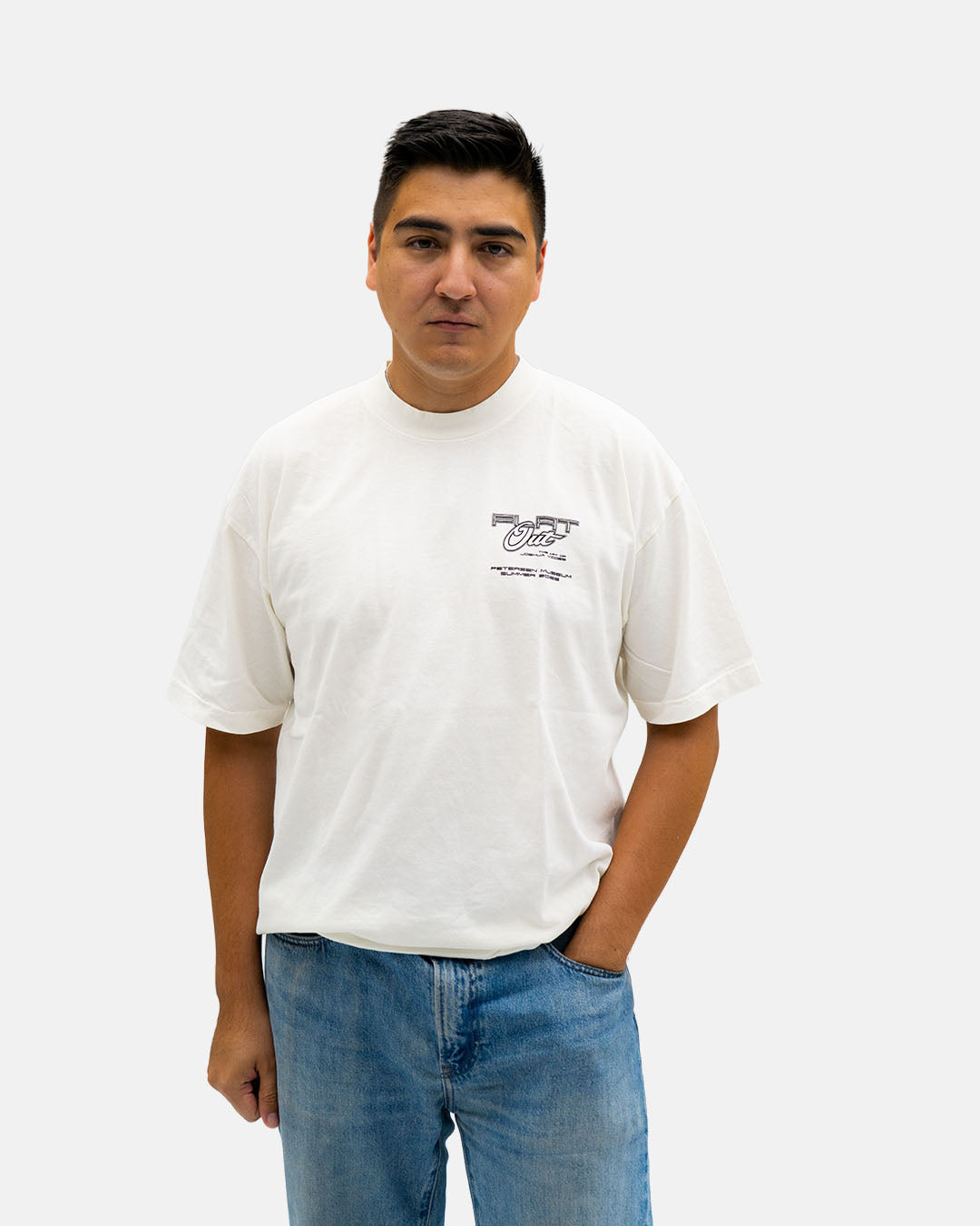 Petersen x Joshua Vides - Flat Out White Tee