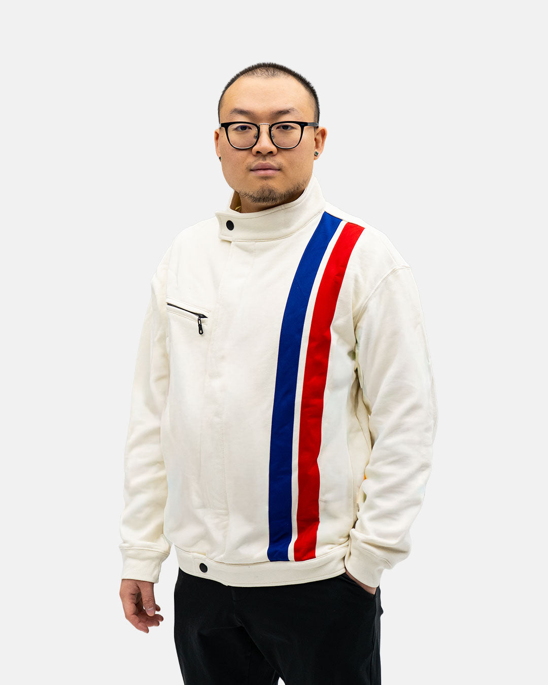 Petersen Vintage Racing Jacket - Red, White, & Blue