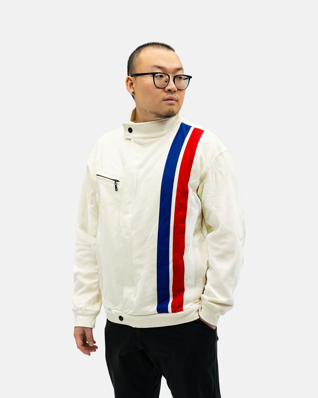 Petersen Vintage Racing Jacket - Red, White, & Blue