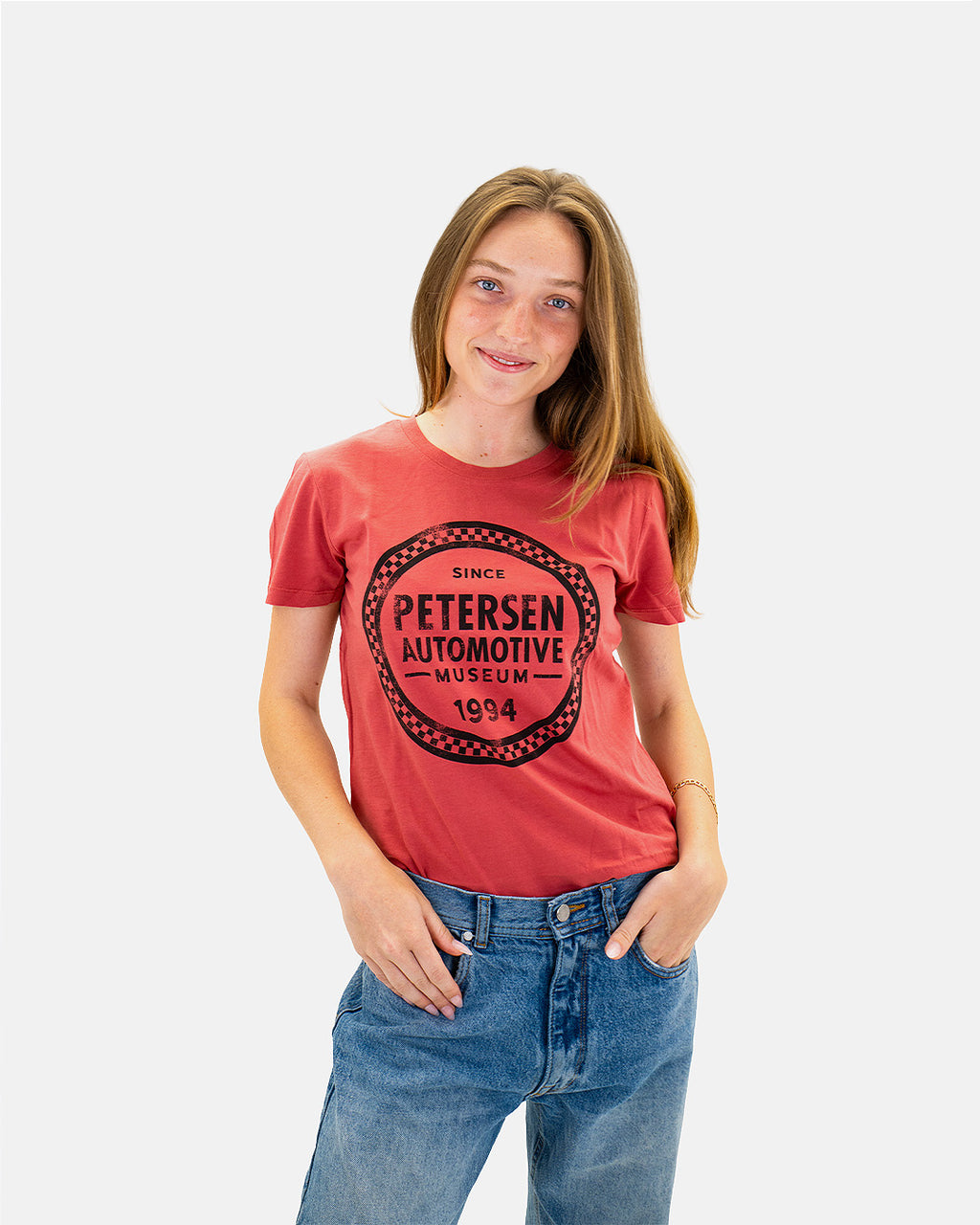 Petersen Women's Tee - Checkered Wheel