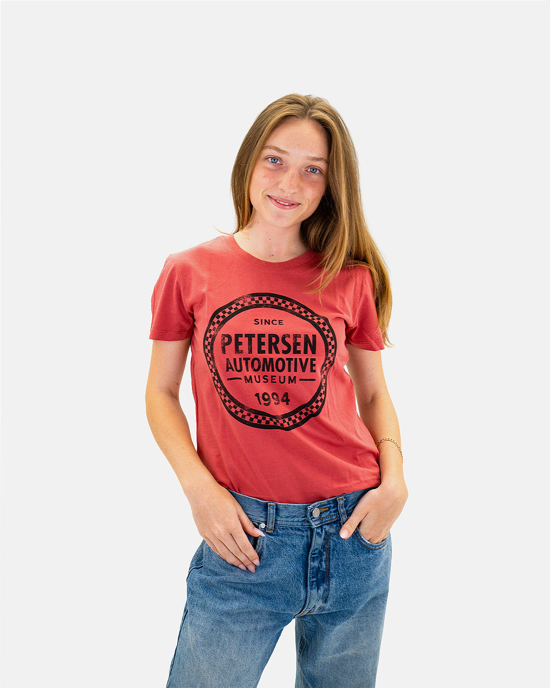 Petersen Women's Tee - Checkered Wheel