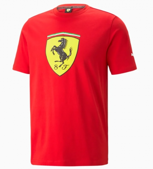 Scuderia Ferrari Classic Shield Tee Shirt Red – Petersen Automotive ...