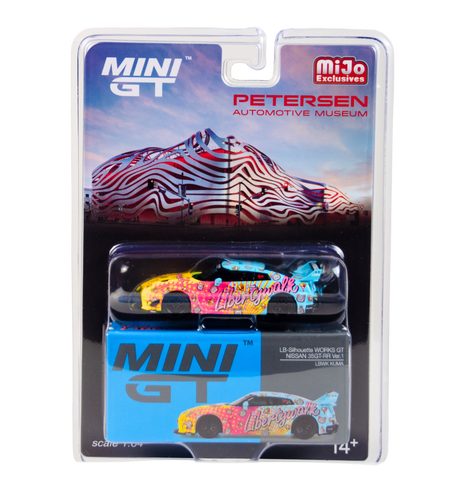 Mini GT 1:64 LB-Silhouette Works GT Nissan 35GT-RR Ver. 1 LBWK Kuma- Petersen Exclusives