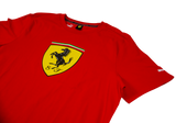 Scuderia Ferrari Classic Shield Tee Shirt Red