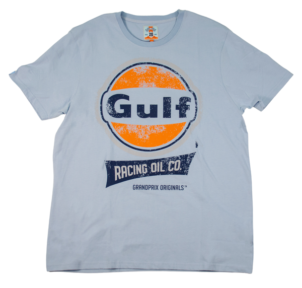 Gulf Racing Oil T-Shirt in Gulf Blue