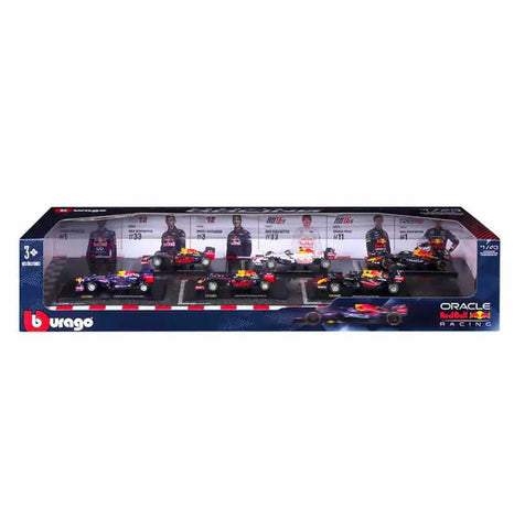 Burago F1 Red Bull Collection 6-Pack