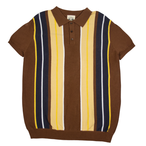 Petersen Museum Knit Polo - Best In Low Brown