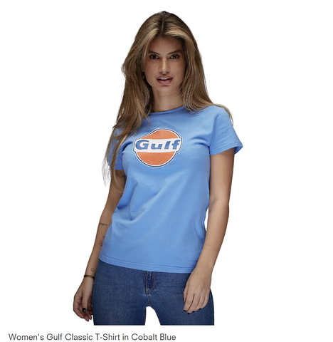 Women’s Gulf Vintage Racing Oil T-Shirt