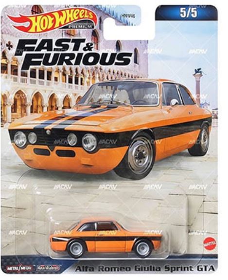 Hot Wheels Fast & Furious - Alfa Romeo Giulia Sprint GTA