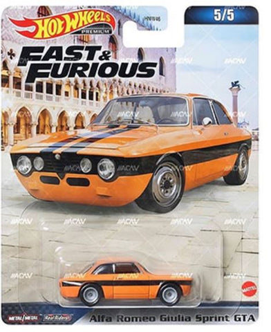 Hot Wheels Fast & Furious - Alfa Romeo Giulia Sprint GTA