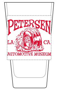 Petersen Pint Glass - Burning Rubber