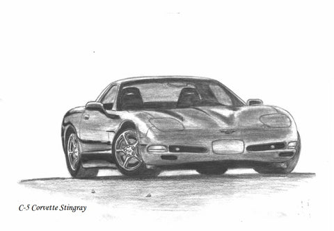 Terry Brennan 1998	Corvette Print