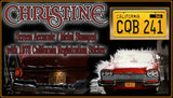 Stephen King’s Christine Metal Stamped Replica Prop License Plate