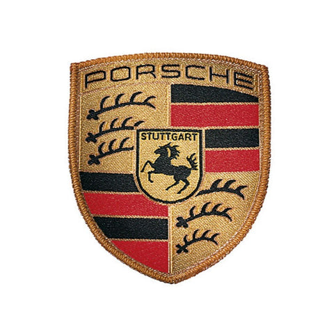 Porsche Crest Sew on Badge