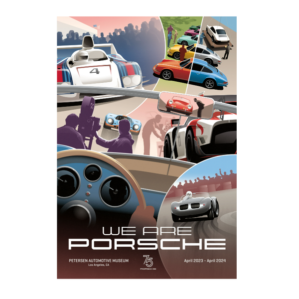 We Are Porsche Exhibit Poster