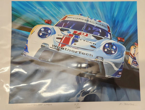 Weathertech Winner Porsche Art