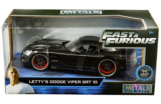 Jada 1:24 Fast & Furious – 2008 Dodge Viper SRT Dom’s (Black)