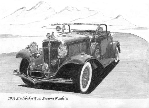 Terry Brennan 1931	Studebaker Roadster Print