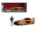 The Fast & Furious- Mazda RX-7 Widebody With Han Figure Tokyo Drift