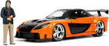 The Fast & Furious- Mazda RX-7 Widebody With Han Figure Tokyo Drift