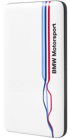 BMW Motorsport Stripe Collection 4800 mAh Portable Battery Charger