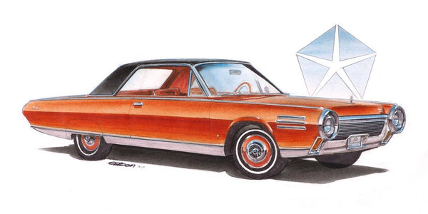 1964 Chrysler Turbine Art Print