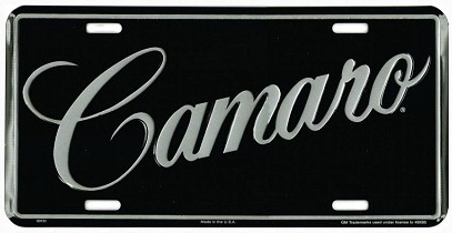 Chevy Camaro License Plate