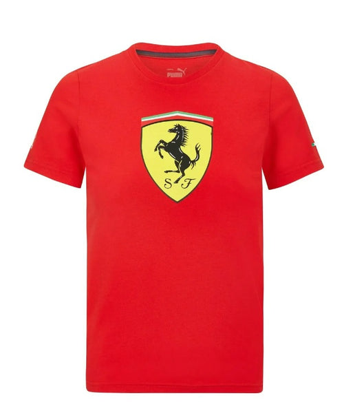 Scuderia Ferrari Classic Red Shield Tee Shirt