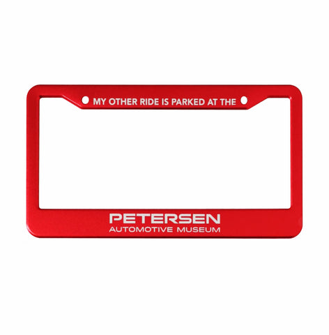 Petersen License Plate Frame - My Other Ride