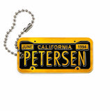 Petersen Keychain - California License Plate
