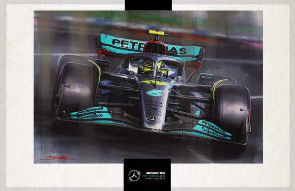 Jed Thomas- Mercedes Benz AMG F1 W13 # Lewis Hamilton "Print D"