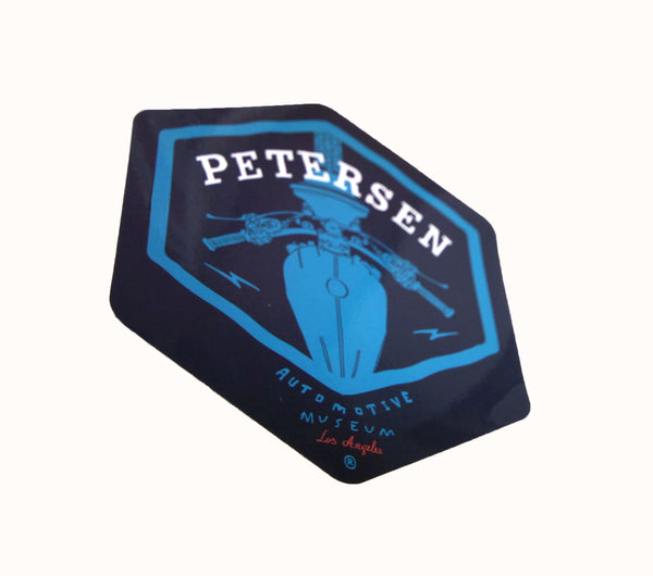 Petersen Sticker - Blue Moto