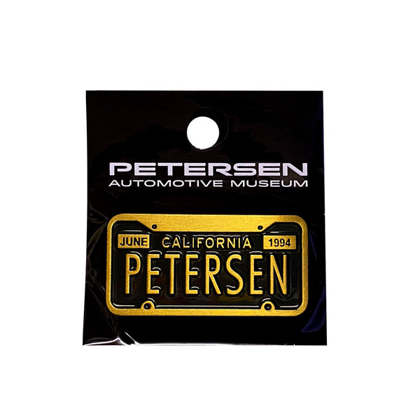 Petersen Museum Pin - License Plate