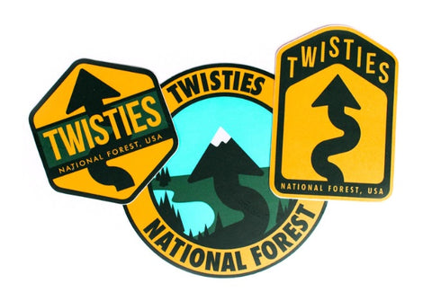 TWISTIES NATIONAL FOREST Decal Pack