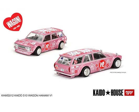 Kaido House x Mini GT 1:64 Datsun Kaido 510 Wagon Hanami V1 Limited Edition