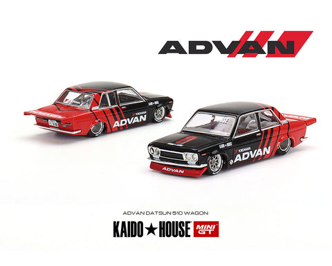 Kaido House x Mini GT 1:64 Datsun 510 Pro Street Advan Yokohama Limited Edition