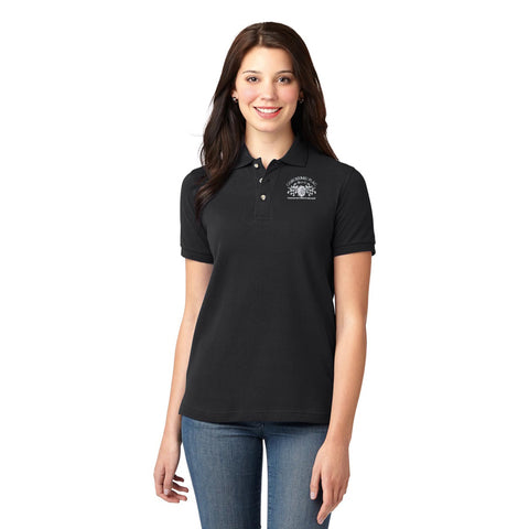 Heritage Series Checkered Flag Black Women's Polo - CF200 Members Exclusive