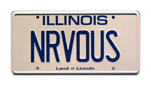 Ferris Bueller's Day Off Ferrari 250GT Spyder Metal Stamped Replica Prop License Plate