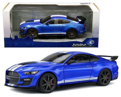 2020 Ford Shelby GT500 -Blue with White Stripes