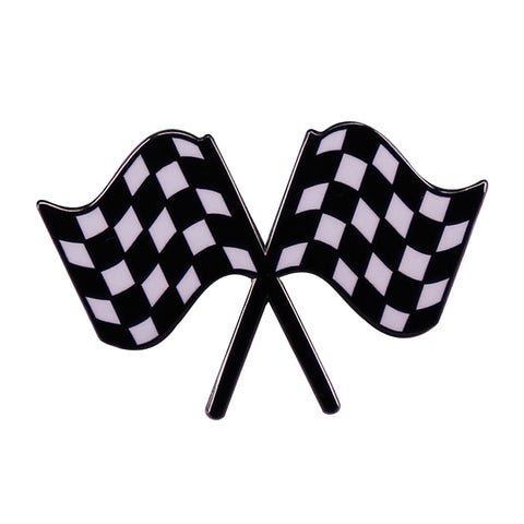 Checkered Flags Pin