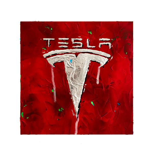 Lyn Hiner Studios - TESLA EMBLEM 1 - PRINT