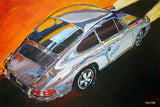 Silver Early 911 Porsche