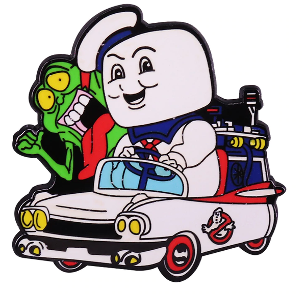 Ghostbusters Stay Puft and Slimer Pin