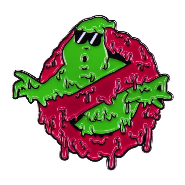 Ghostbusters Neon Logo Pin