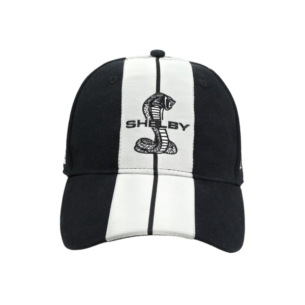 Two Stripe Shelby Racing Performance Hat - Black