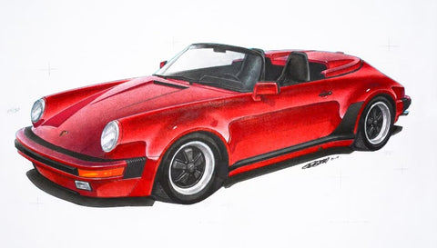 1989 Porsche 911 Print