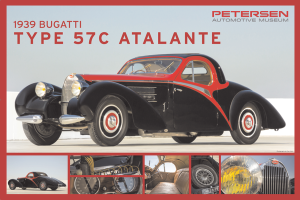 Petersen Poster - 1939 Bugatti Type 57C Atalante