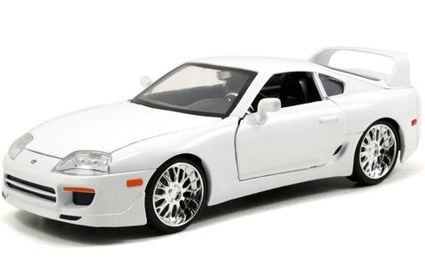 Fast and Furious Brian's White Toyota Supra 1:24 Scale