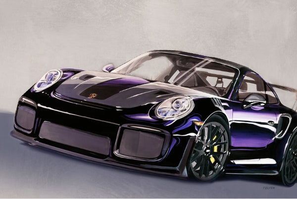 GT2RS BLACK LIMITED EDITION PRINT